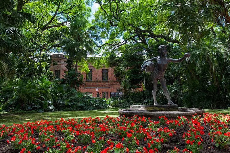 The Botanical Garden entrance in Buenos Aires