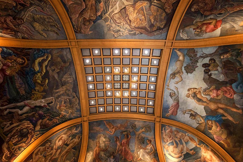 Affreschi nella galleria Pacifico di Buenos Aires