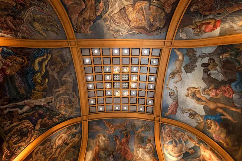 Affreschi nella galleria Pacifico di Buenos Aires