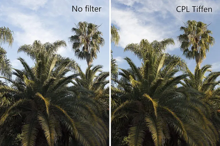Saturation effect polarizer filter