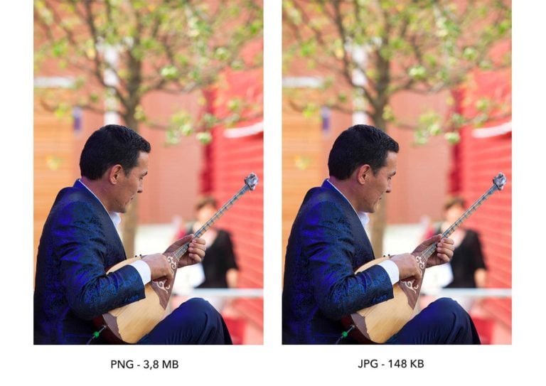 Differences between PNG and JPEG