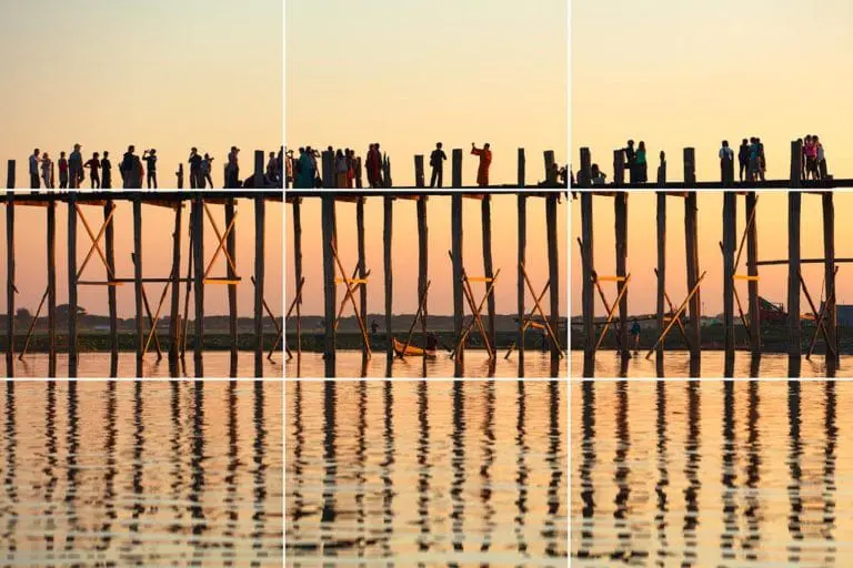 Regla de los tercios aplicada a paisaje
