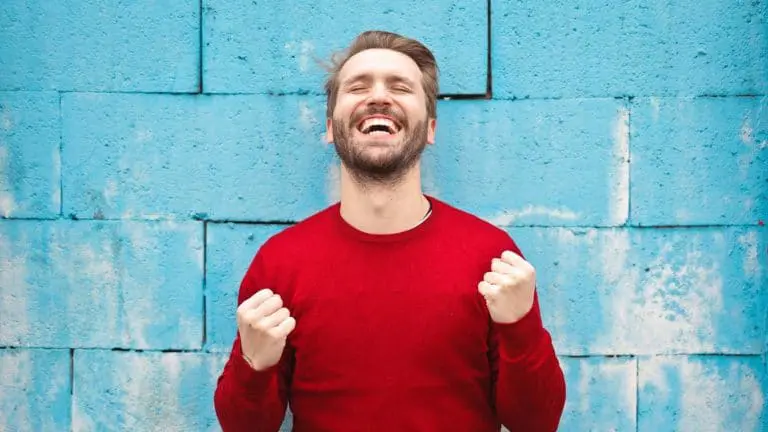 Un visitatore felice