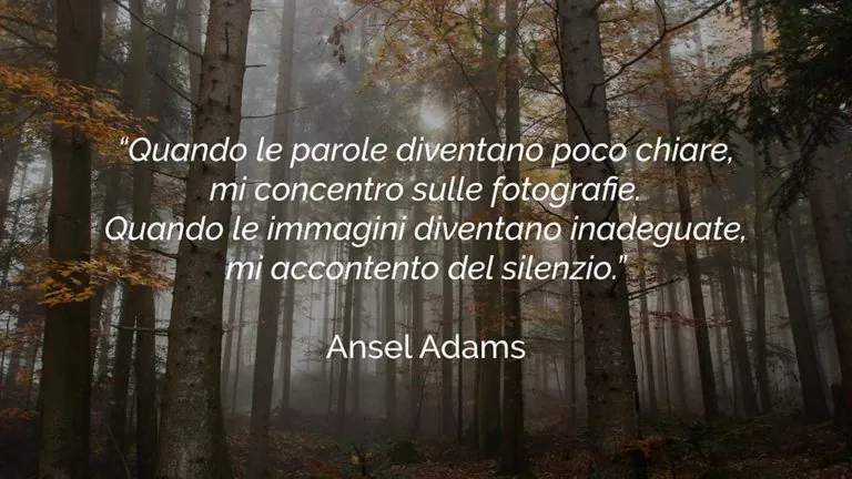 frasi fotografia ansel adams