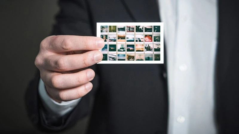 business card portfolio