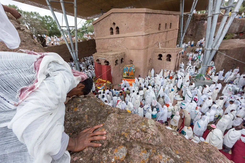 pray in lalibela