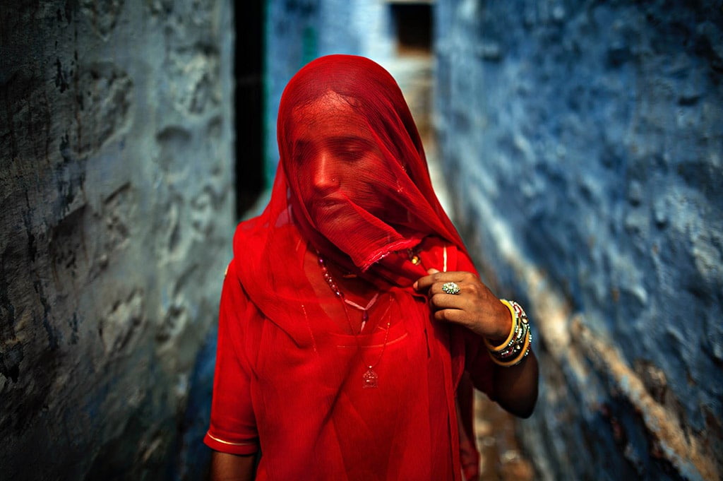 indian woman portrait