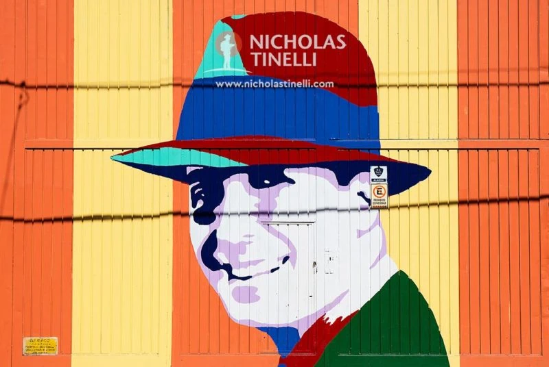 Carlos Gardel wall art Abasto Buenos Aires