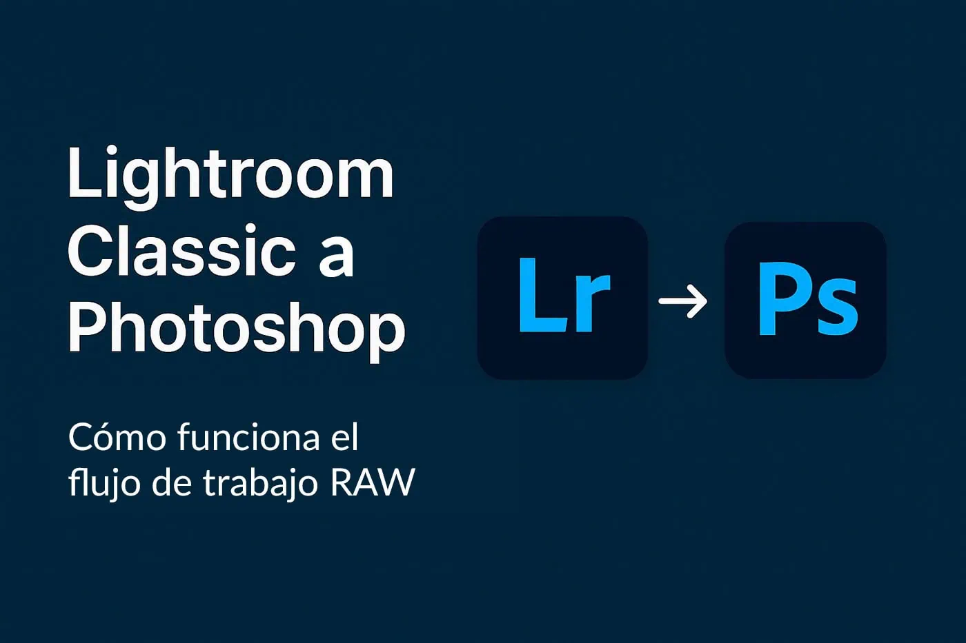 raw de Lightroom classic a photoshop